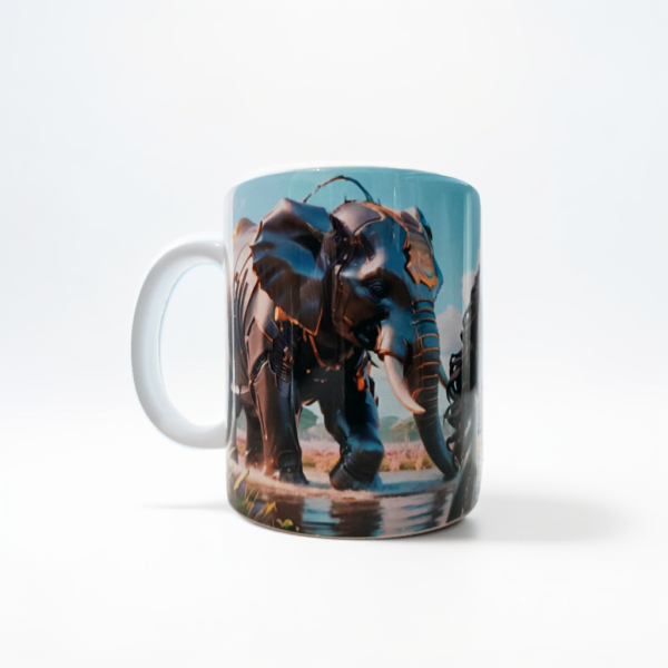 Taza elefant afro - Imagen 2