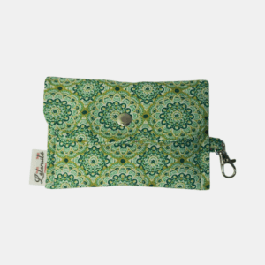 Monedero verde original cerrado con estampado moderno l`éternité